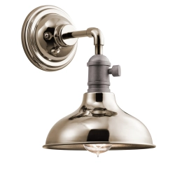 kinkiecik.pl Kinkiet Cobson – 1 źródło światła – Polerowany nikiel KL-COBSON1-PN Elstead Lighting