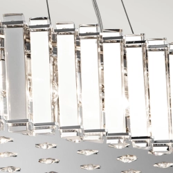 kinkiecik.pl Owalna lampa wisząca Crystal Skye – 12 źródeł światła KL-CRYSTAL-SKYE-I-L Elstead Lightnig