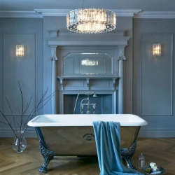 kinkiecik.pl Lampa wisząca Crystal Skye – 8 źródeł światła KL-CRYSTAL-SKYE8 Elstead Lightnig