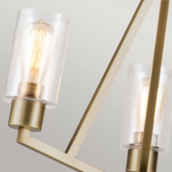 Żyrandol Deryn – 3 źródła światła – Naturalny mosiądz KL-DERYN3-NBR Elstead Lighting