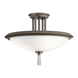 kinkiecik.pl Półplafon Dreyfus – 3 źródła światła – Stary brąz KL-DREYFUS-SFOZ Elstead Lighting