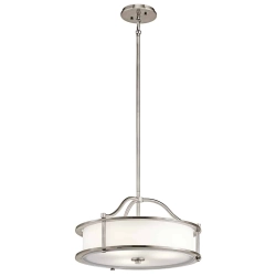 kinkiecik.pl Mała lampa wisząca Emory – 3 źródła światła – Klasyczny pewter KL-EMORY-P-S-CLP Elstead Lightnig