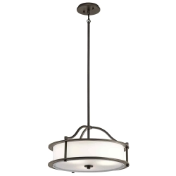 kinkiecik.pl Mała lampa wisząca Emory – 3 źródła światła – Stary brąz KL-EMORY-P-S-OZ Elstead Lightnig