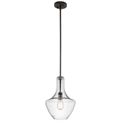 kinkiecik.pl Mała lampa wisząca Everly – 1 źródło światła – Stary brąz KL-EVERLY-P-S-OZ Elstead Lighting