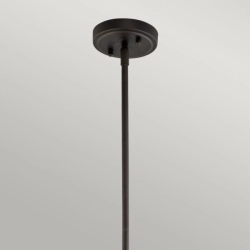kinkiecik.pl Mała lampa wisząca Everly – 1 źródło światła – Stary brąz KL-EVERLY-P-S-OZ Elstead Lighting