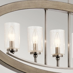 Żyrandol Grand Bank – 5 źródeł światła – Postarzana antyczna szarość KL-GRAND-BANK5 Elstead Lighting