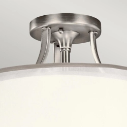 kinkiecik.pl Półplafon Lacey – 3 źródła światła – Antyczny pewter KL-LACEY-SF-AP Elstead Lighting