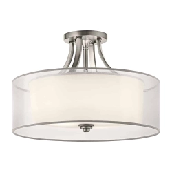 kinkiecik.pl Półplafon Lacey – 4 źródła światła – Antyczny pewter KL-LACEY-SFM-AP Elstead Lighting