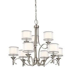 kinkiecik.pl Żyrandol Lacey – 9 źródeł światła – Antyczny pewter KL-LACEY9-AP Elstead Lighting