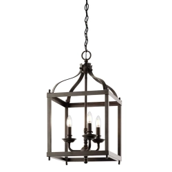 kinkiecik.pl Lampa wisząca Larkin – 3 źródła światła – Stary brąz KL-LARKIN-P-M-OZ Elstead Lighting