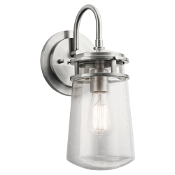 kinkiecik.pl Latarnia naścienna Lyndon – 1 źródło światła – Szczotkowane aluminium KL-LYNDON2-M-BA Elstead Lighting