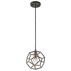 kinkiecik.pl Mała lampa wisząca Rocklyn – 1 źródło światła KL-ROCKLYN-MP-RS Elstead Lighting