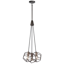 kinkiecik.pl Żyrandol Rocklyn – 3 źródła światła KL-ROCKLYN3-RS Elstead Lighting