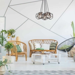 kinkiecik.pl Żyrandol Rocklyn – 6 źródła światła KL-ROCKLYN6-RS Elstead Lighting