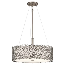 kinkiecik.pl Lampa wisząca Silver Coral – 3 źródła światła KL-SILVER-CORAL-P-A Elstead Lighting