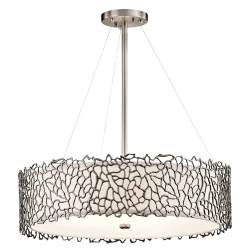 kinkiecik.pl Lampa wisząca Silver Coral – 4 źródła światła KL-SILVER-CORAL-P-B Elstead Lighting