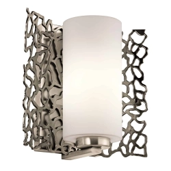 kinkiecik.pl Kinkiet Silver Coral – 1 źródło światła KL-SILVER-CORAL1 Elstead Lighting