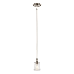 Mała lampa wisząca Waverly – 1 źródło światła – Klasyczny pewter KL-WAVERLY-MP-CLP Elstead Lighting