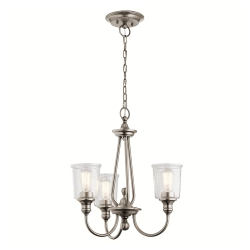 Żyrandol Waverly – 3 źródła światła – Klasyczny pewter KL-WAVERLY3-CLP Elstead Lighting