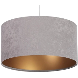 Klasyczna lampa wisząca Kamelia Szara 010-014-50cm MacoDesign - zdjęcie produktu