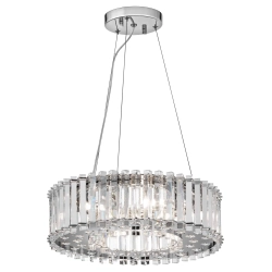 kinkiecik.pl Lampa wisząca Crystal Skye – 6 źródeł światła KL-CRYSTAL-SKYE-P-A Elstead Lightnig
