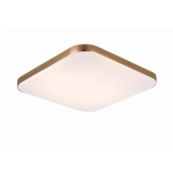 Babilon plafon kwadratowy średni 4000K złoty LP-335/1C M 4GD square LIGHT PRESTIGE
