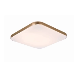 Babilon plafon kwadratowy mały 4000K złoty LP-335/1C S 4GD square LIGHT PRESTIGE