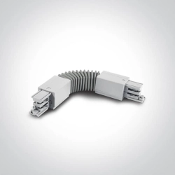 kinkiecik.pl Łącznik wyginany 16A White Flexible corner 41024A/W ONE LIGHT