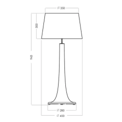 Lampa stołowa Lozanna Transparent Black L214282230 4Concepts L214282230 - zdjęcie 2