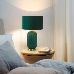 Lampa stołowa Tamiza 65 cm zielona 1xE27 LP-1515/1T big green Light Prestige