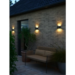 Lampa elewacyjny Milda IP44 - Nordlux, czarna 2418351003