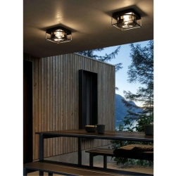 Lampa ogrodowa/sufitowa Griffin IP44- Nordlux, przydymione szkło 2218126047zprzewodowy 2218105027