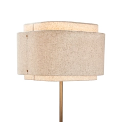 Lampa podłogowa Takai - DFTP, lniany abażur 2520054018 Nordlux