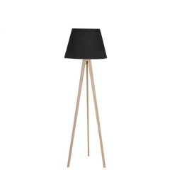 Lampa podłogowa TRIPOD WOOD AZ3013+AZ3670 black AZZARDO