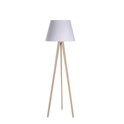 Lampa podłogowa TRIPOD WOOD AZ3013+AZ3671 white AZZARDO