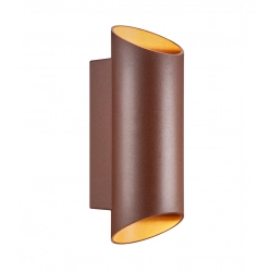 Zewnętrzna lampa ścienna Nico Round 22 - Nordlux, rdzawy 2218231009 - zdjęcie produktu