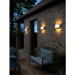 Lampa ścienna zewnętrzna Piola Solar IP44 - Nordlux, biała 2418051001