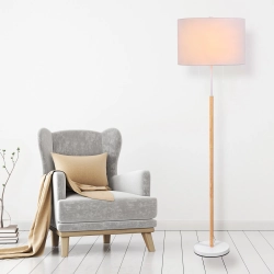 Lampa stojąca Fogo 2xE27 biała LP-0304/2F WH LIGHT PRESTIGE