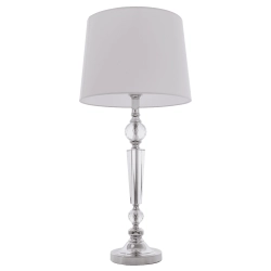 Lampa stołowa Charlotte T01295CH-WH CosmoLight - zdjęcie produktu