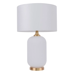 Lampa stołowa Tamiza 65 cm biała 1xE27 LP-1515/1T big white Light Prestige