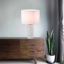 Lampa stołowa Tokio 1xE27 LP-787/1T biała LIGHT PRESTIGE