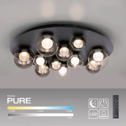 LAMPA SUFITOWA PURE POPUP z pilotem SZARY 6588-15 Paul Neuhaus by Zuma - zdjęcie produktu