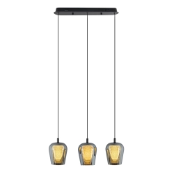 Lampa Wisząca Keso 3xLED czarna PL0141-3 yaskr