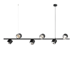 Lampa wisząca 6-PŁ BOT CZARNY 1047K ALDEX - zdjęcie produktu