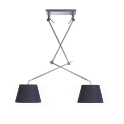 Lampa wisząca ADAM 2S PENDANT black AZ1842+AZ2586 śr.30cm AZZARDO