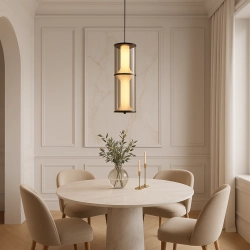 Lampa wisząca Aeris 2 transparentna LED CCT LP-2137/2P TR Light Prestige