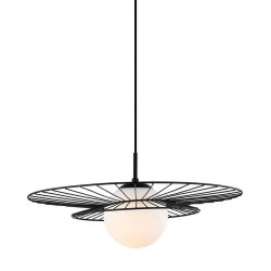 Lampa wisząca ALISON MDM-4001/1 BK Italux - zdjęcie produktu