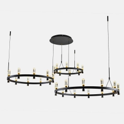Lampa wisząca Almelo PND-83812-60 187cm ITALUX - zdjęcie produktu