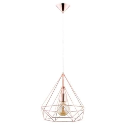 Lampa wisząca BASKET miedź śr. 37cm 60361 ALFA - zdjęcie produktu