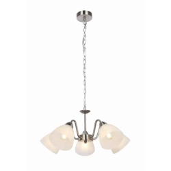 Lampa wisząca Bega satyna 5 x 40W E14 129405-07 Reality - zdjęcie produktu